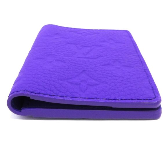 LOUIS VUITTON Organizer de Poshe Violet Taurillon Monogram Card Case 641-080125 - Picture 3 of 11